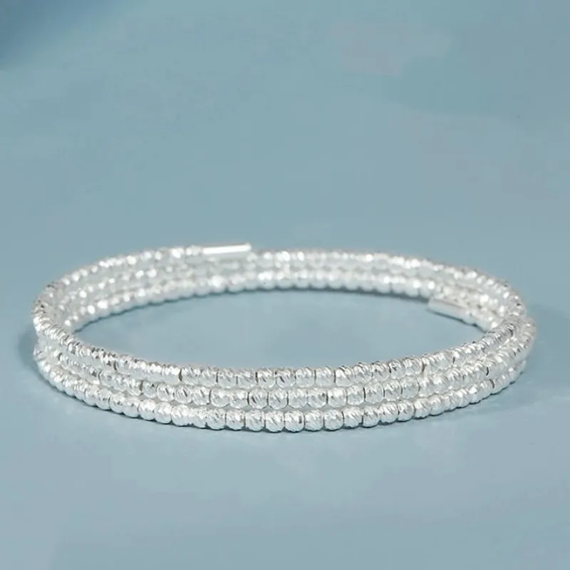 RURA S999 Fine Silver Bangles Women's Silver-1