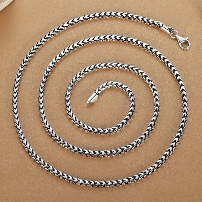 RURA S925 Silver Necklaces Unisex Silver-1