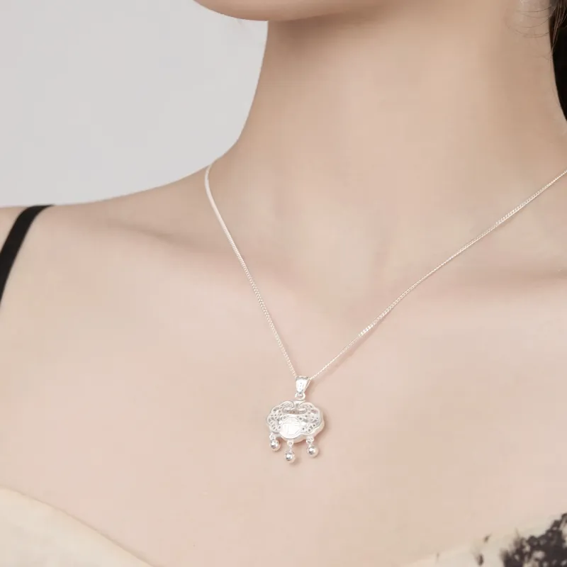 RURA Sterling Silver Necklaces Women's-3