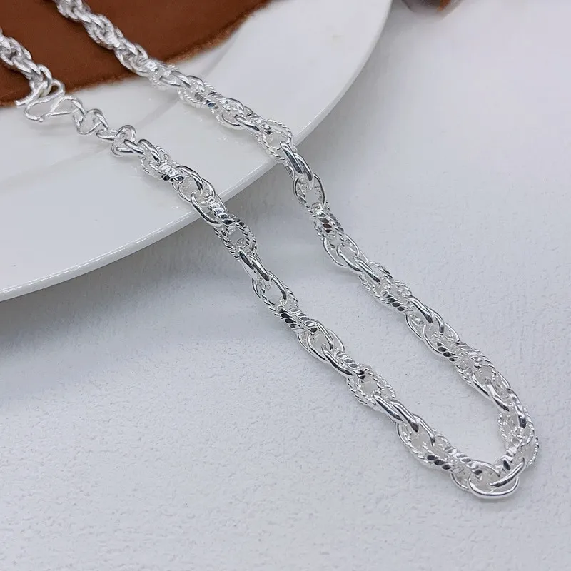 RURA S990 Fine Silver Necklaces Unisex Silver-3