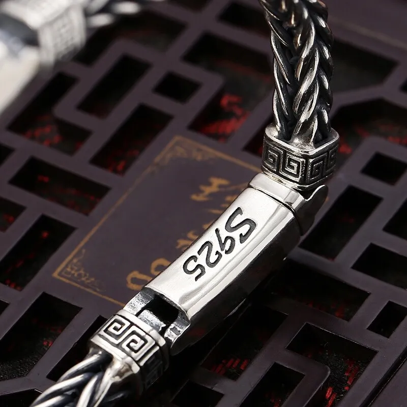 RURA S925 Silver Bracelets Unisex Silver-3