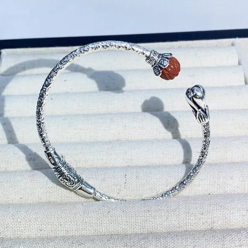 RURA S999 Fine Silver Bangles Women's Silver-2