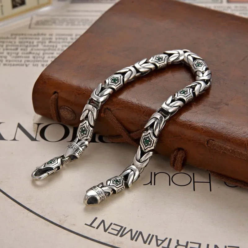 RURA S925 Silver Bracelets Unisex Silver-4