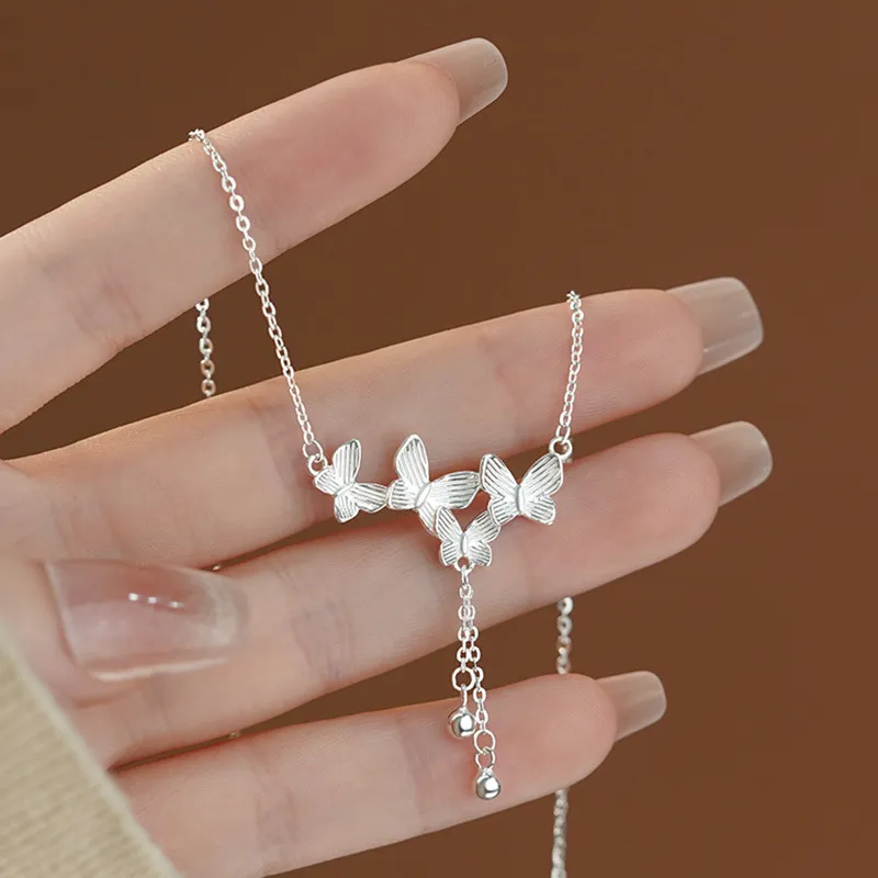 RURA S999 Fine Silver Necklaces Women's Silver-2