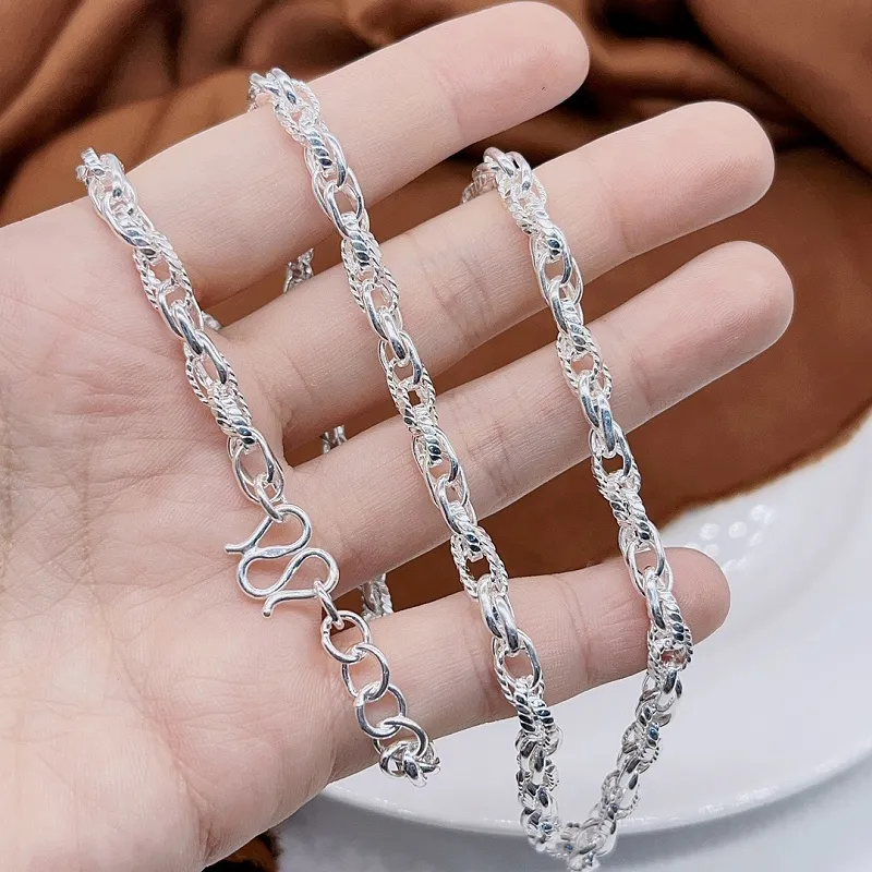 RURA S990 Fine Silver Necklaces Unisex Silver-2