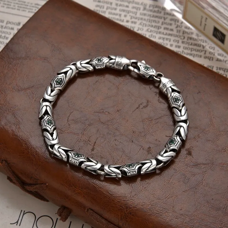 RURA S925 Silver Bracelets Unisex Silver-5