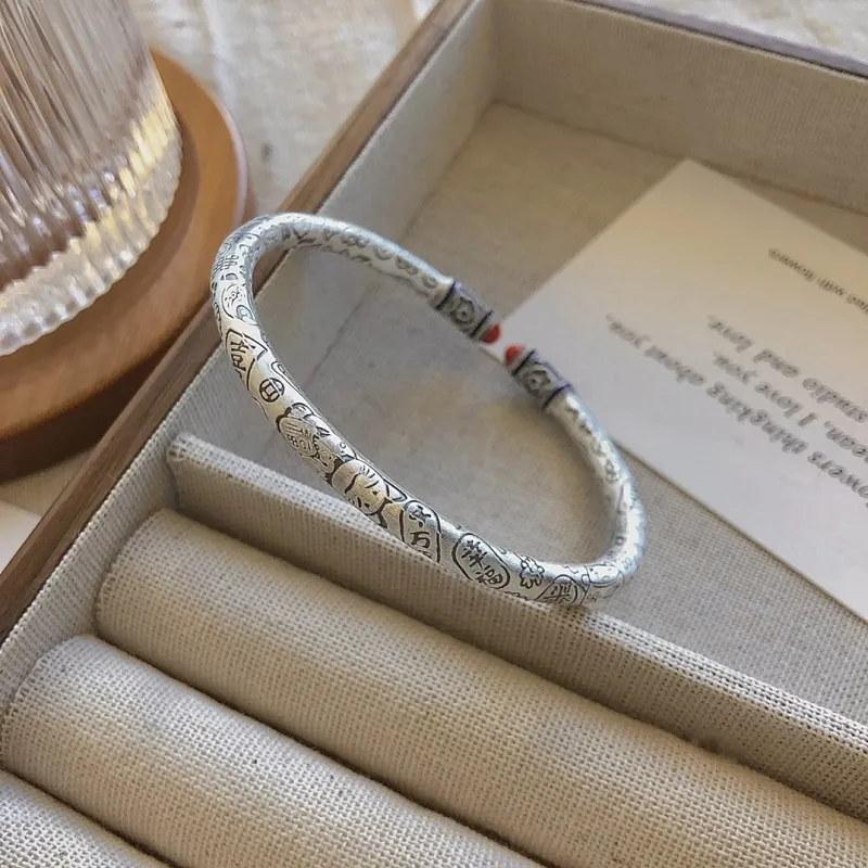 RURA S999 Fine Silver Bangles Women's Silver-2