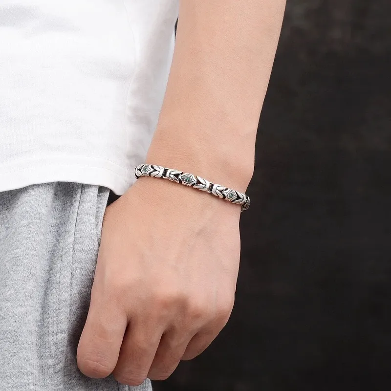 RURA S925 Silver Bracelets Unisex Silver-2