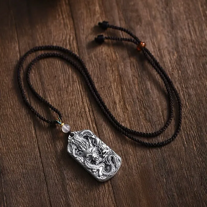 RURA 999 Fine Silver Sterling Silver Necklaces Unisex Silver-5
