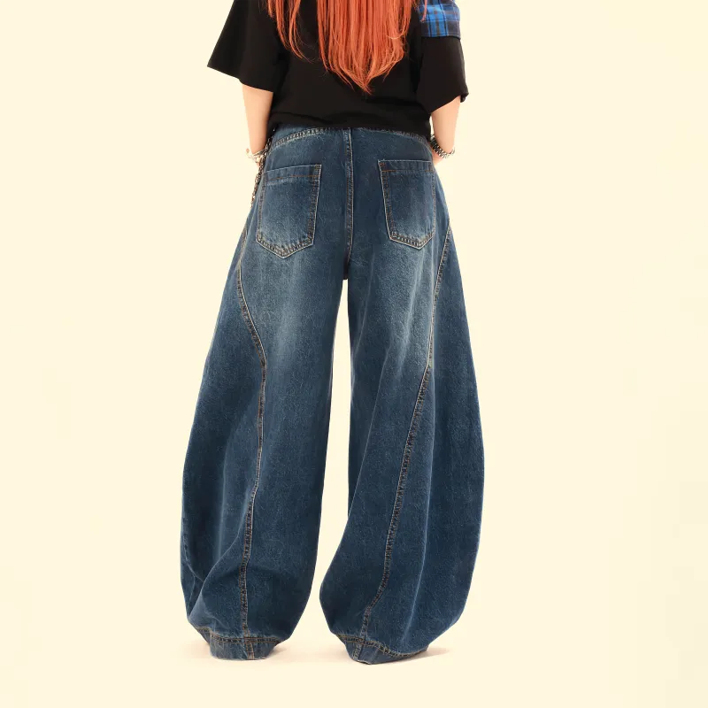 Xmithie Straight Fit Jeans Unisex Blue-2