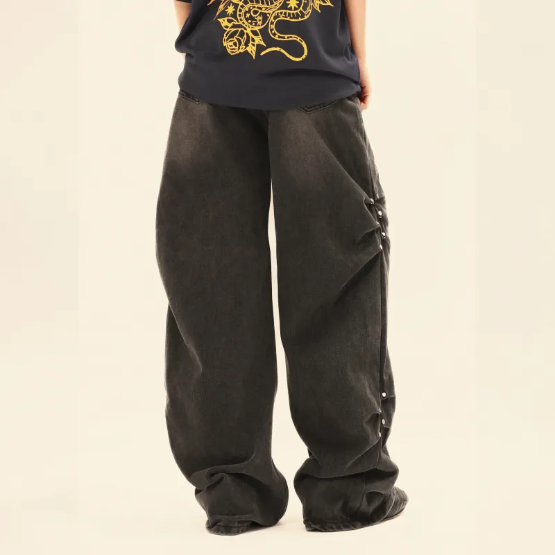 Xmithie Jeans Unisex Black-3