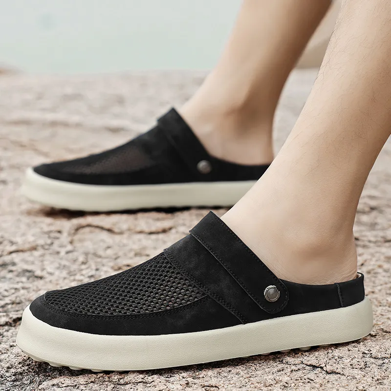 LINGPAO Men's Casual Shoes Men Low Top-7