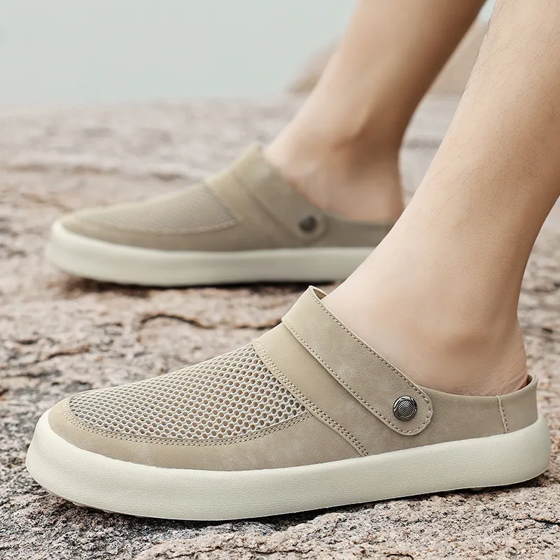 LINGPAO Men's Casual Shoes Men Low Top-12