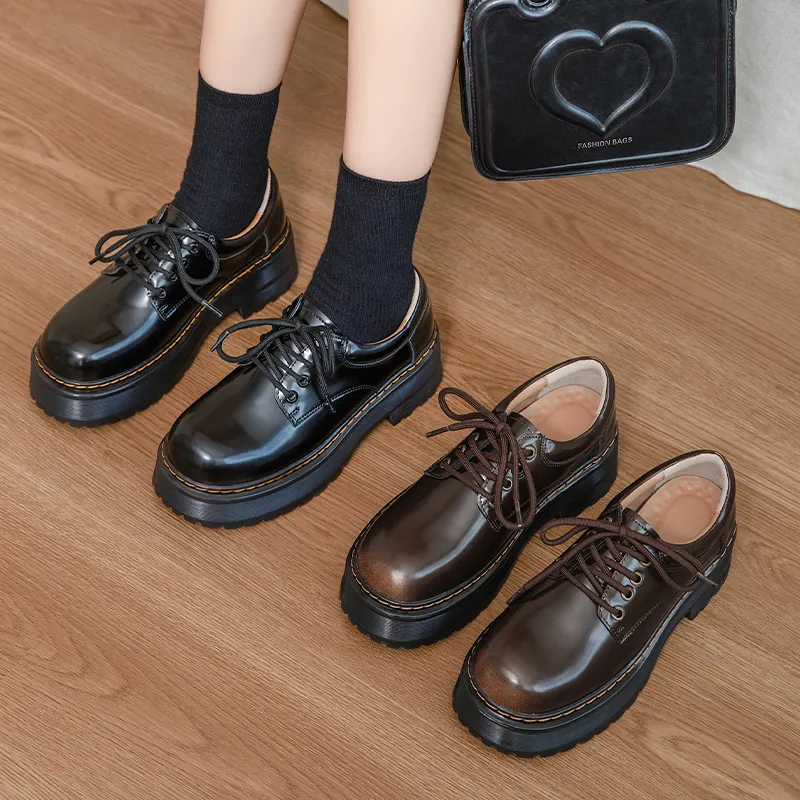 BENZI Casual Single Shoes Women's Black-1