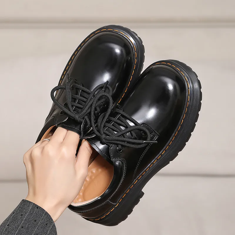 BENZI Casual Single Shoes Women's Black-5
