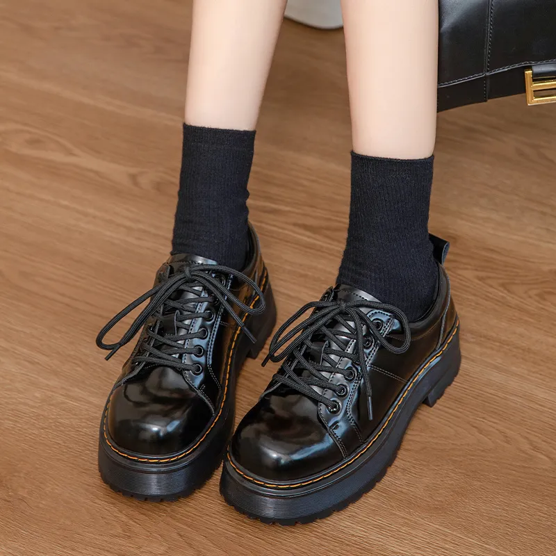 BENZI Casual Single Shoes Women's Black-14