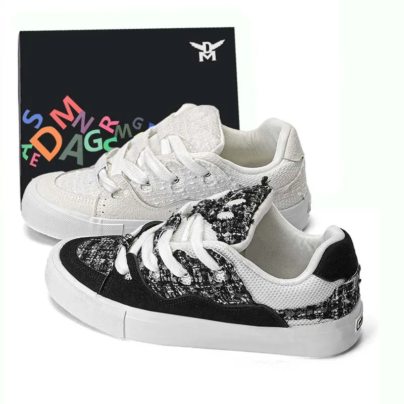 DM Low Top Canvas Shoes Unisex Mismatched-2