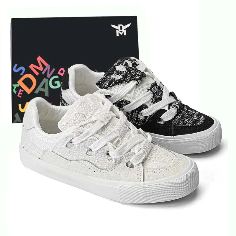 DM Low Top Canvas Shoes Unisex Mismatched-3