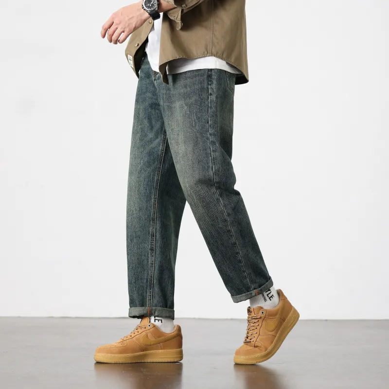 Moce Jeans Men Nostalgic Blue-5
