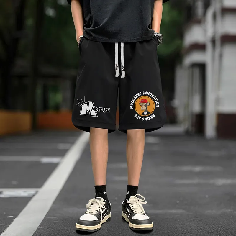 Moce x WULIAOYUAN LIANMINGKUAN Casual Shorts Men's-2