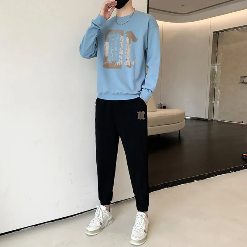 Moce Sweatshirt Sets Men-12