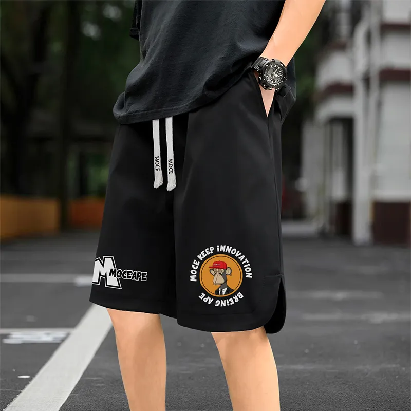 Moce x WULIAOYUAN LIANMINGKUAN Casual Shorts Men's-3