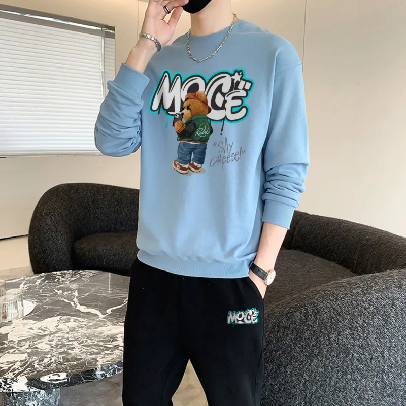 Moce Sweatshirt Sets Men-13