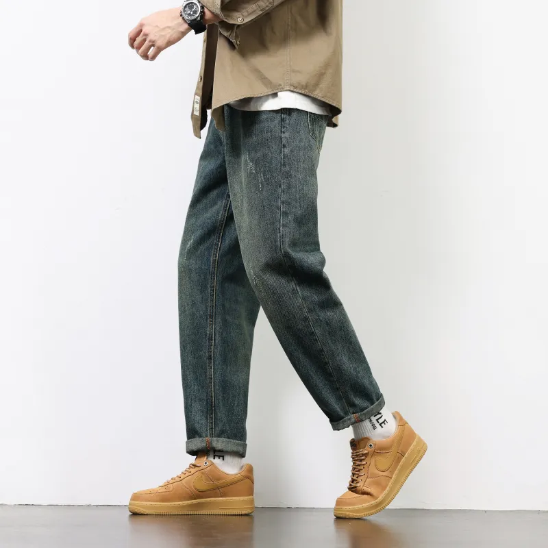 Moce Jeans Men Nostalgic Blue-4