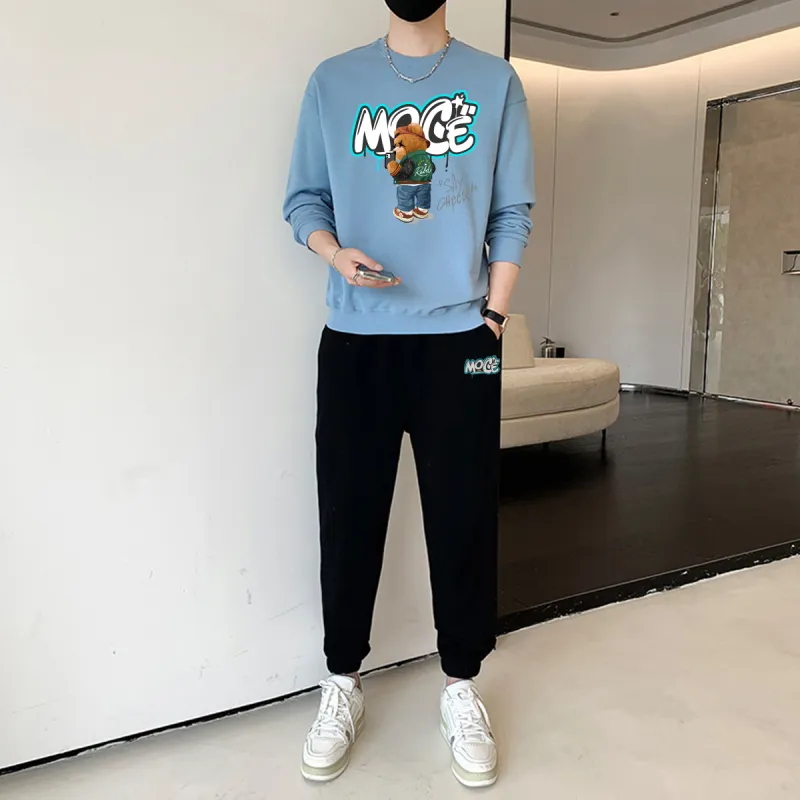 Moce Sweatshirt Sets Men-12