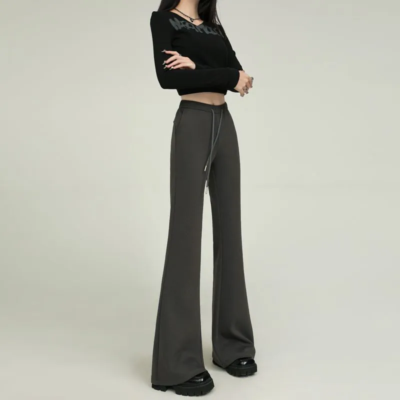 Honey Casual Pants Women's Dark Gray-2