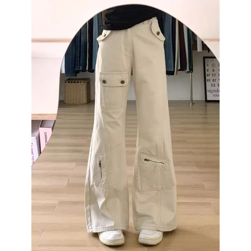 Honey Cargo Pants Unisex Apricot-2
