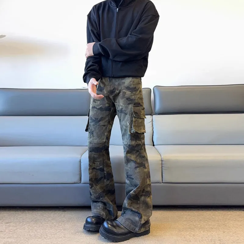 Honey Cargo Pants Unisex Camouflage-2