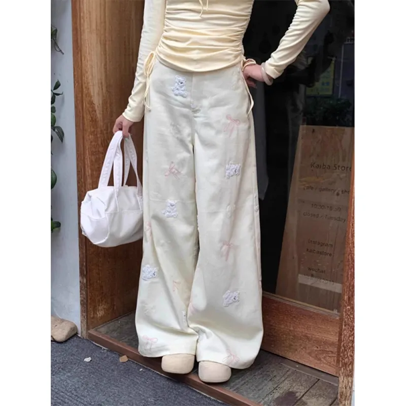 Honey Jeans Women's Beige Apricot-3