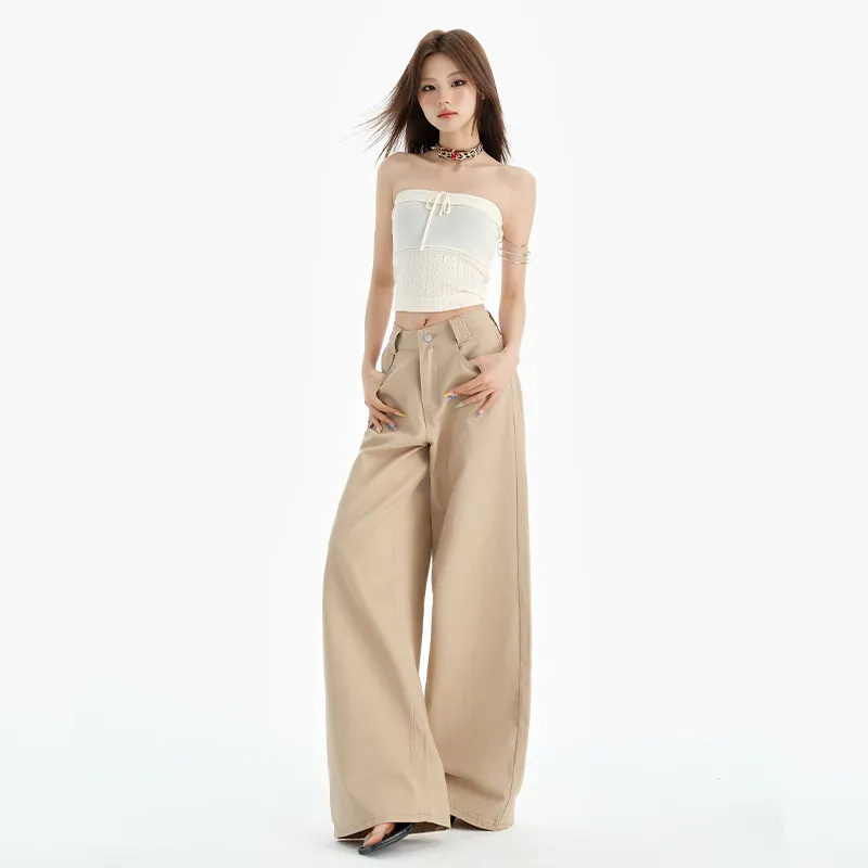 Honey Casual Pants Women's Latte Brown-2