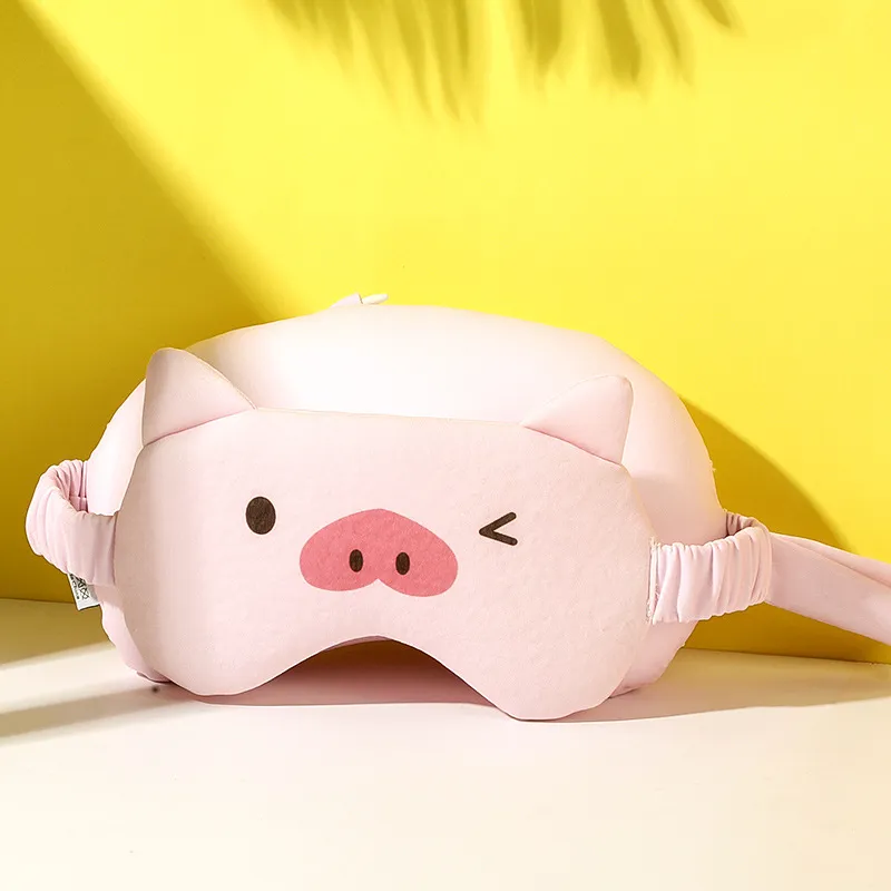 WECAN Elastane Eye Mask Pillow 2 in 1-6