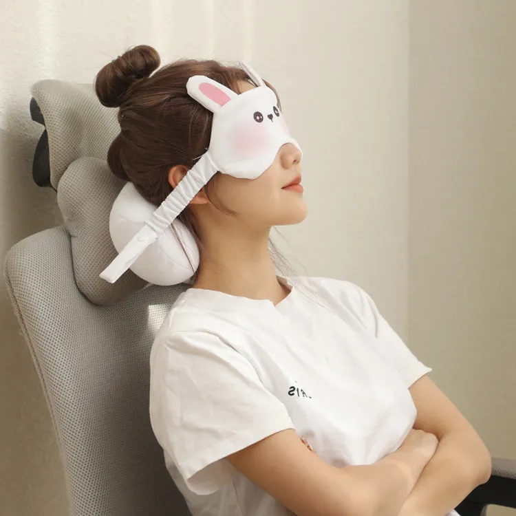 WECAN Elastane Eye Mask Pillow 2 in 1-2