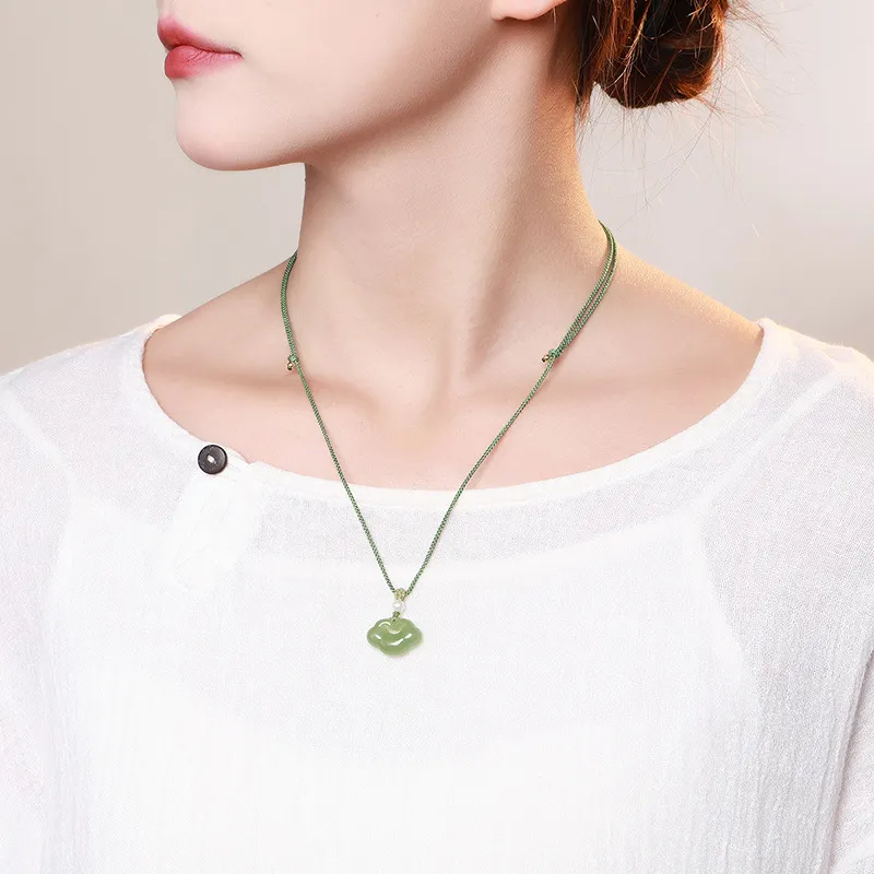 Red All Year Round Chalcedony Jade Necklaces Women's-5