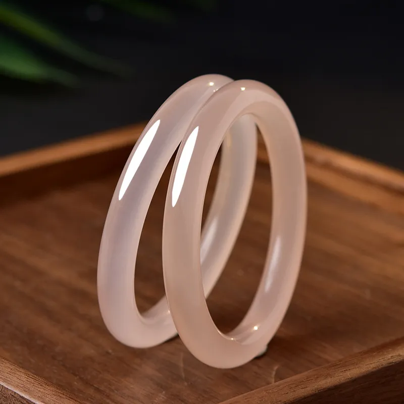 Red All Year Round Chalcedony Round Bangle Women's-2