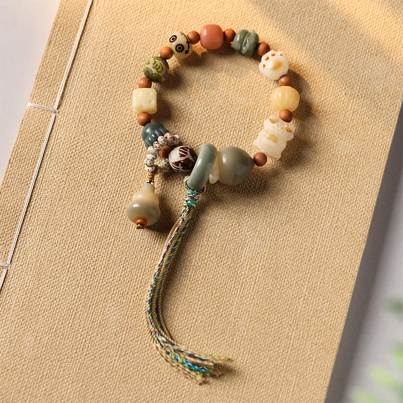Red All Year Round Bodhi Root Bracelets Unisex-1