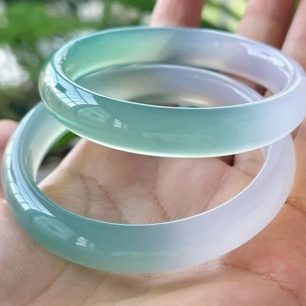 Red All Year Round Agate Jade Bangles Women's-2