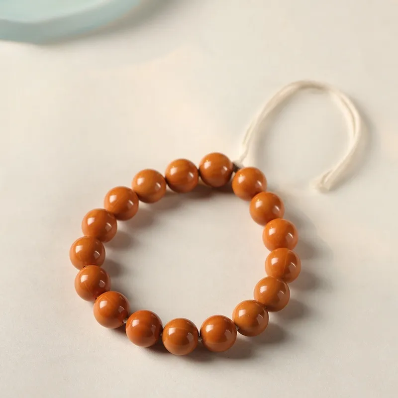 Red All Year Round Bodhi Seed Bracelets Unisex-4