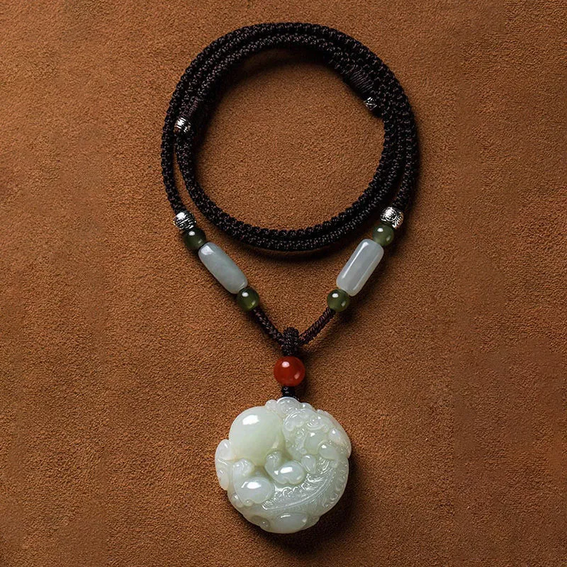 Red All Year Round Chalcedony Necklaces Unisex-3
