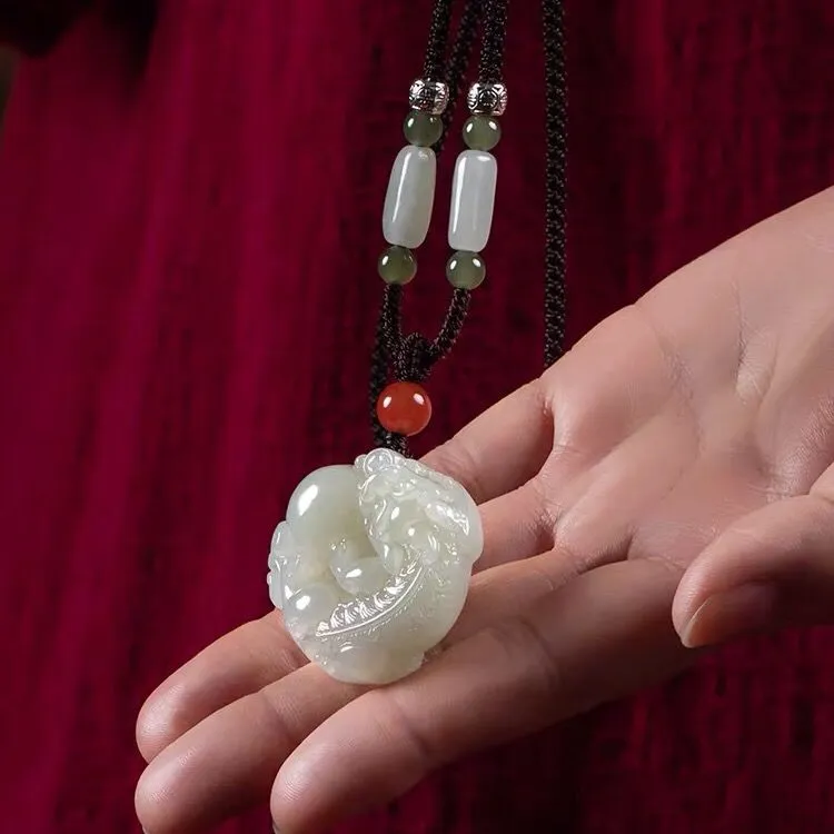 Red All Year Round Chalcedony Necklaces Unisex-2