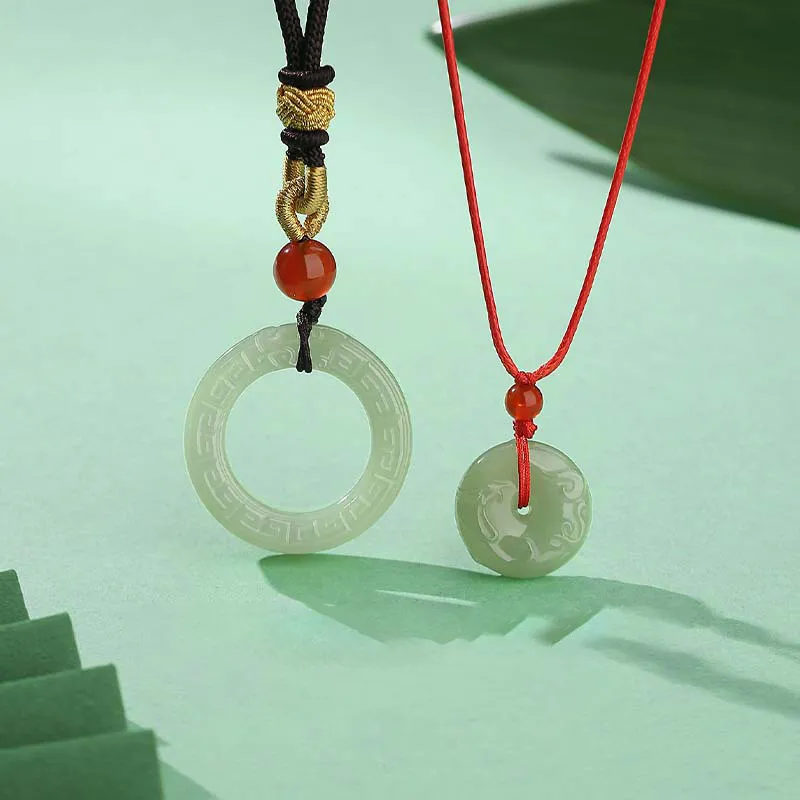 Red All Year Round Chalcedony Necklaces Unisex-2