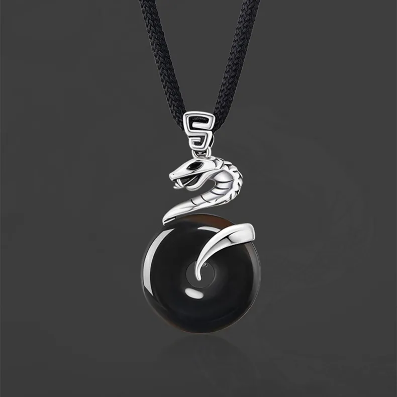 Red All Year Round Agate Necklaces Men's-3