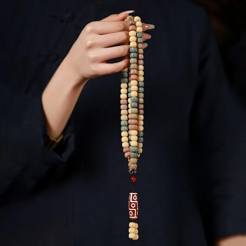 Red All Year Round Bodhi Root Bracelets Unisex-2