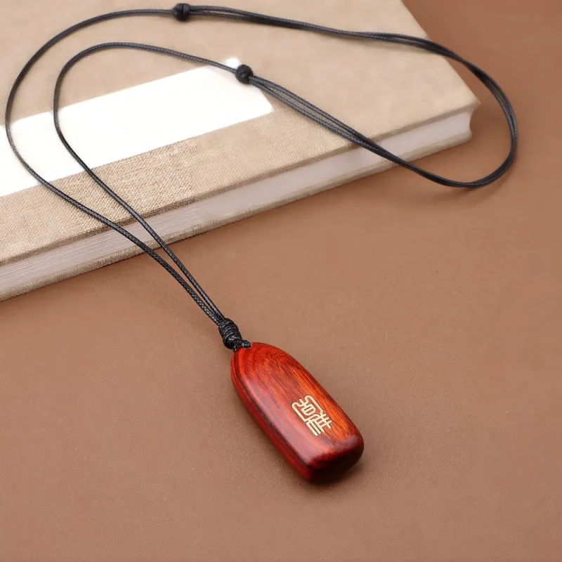 Red All Year Round Ebony Necklaces Men's-1