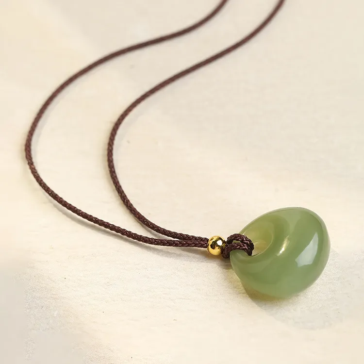 Red All Year Round Chalcedony Jade Necklaces Unisex-4