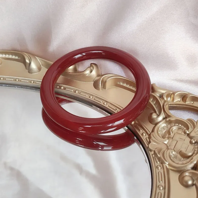 Red All Year Round Agate Bangles Women's-1