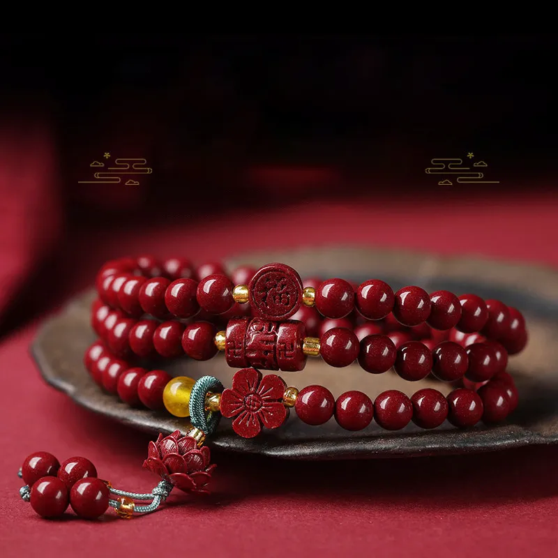 Red All Year Round Cinnabar Bracelets Women's-1